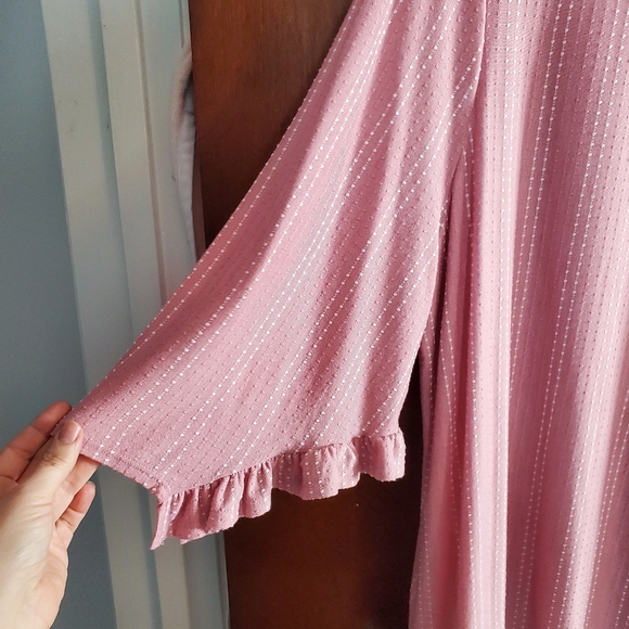 EC 2X W5 Pink Stripped Women's Top - Picture 3 of 4